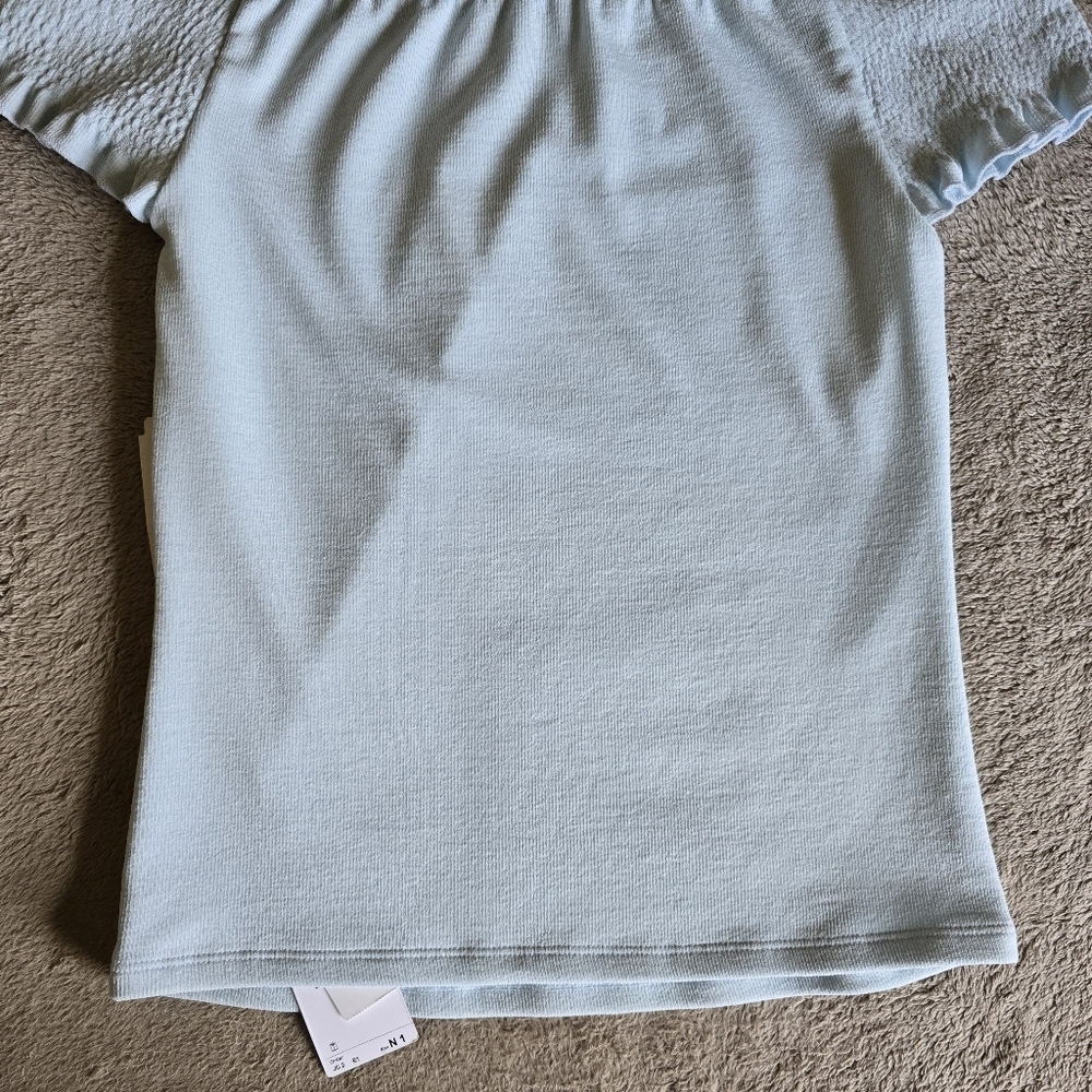 Marc Cain off the shoulder short sleeve fitted top size N1 - Picture 10 of 16